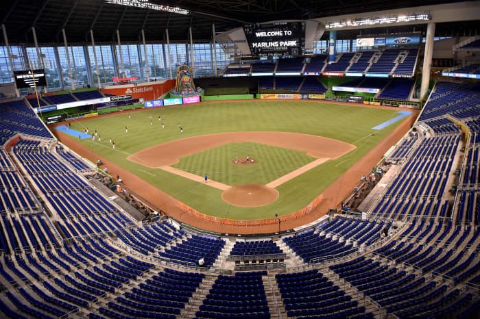 General view of Marlins Park
